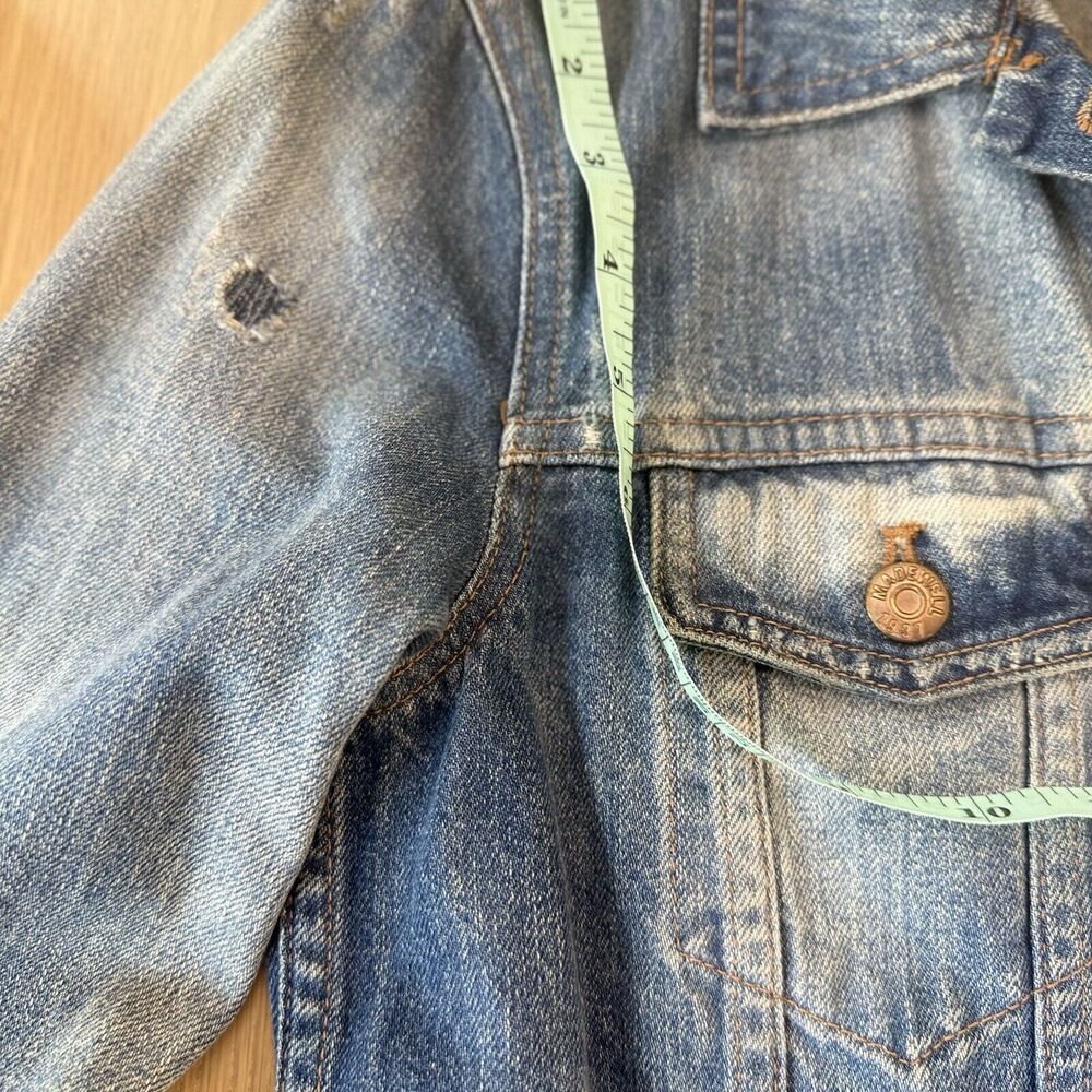 Madewell The Jean Jacket Women Size Small Blue Denim 100% Cotton 1655 - Picture 13 of 14